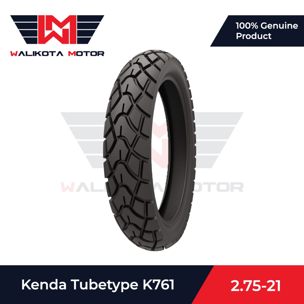 KENDA BAN LUAR TUBETYPE NONTUBLES K761 275 RING 21 BAN MOTOR DUAL PURPOSE CRF150/250 KLX BF ORIGINAL