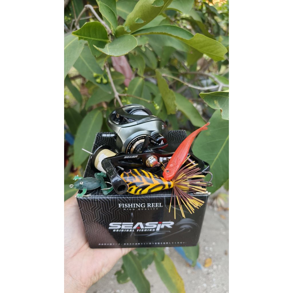 REEL BC SEASIR CAST-X DOUBEL SPOOL BONUS PE+UMPAN SECOND