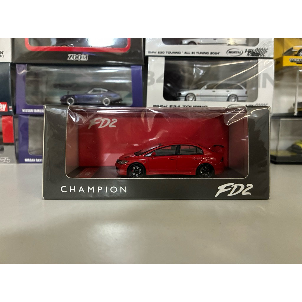 diecast miniscale champion honda civic fd2r