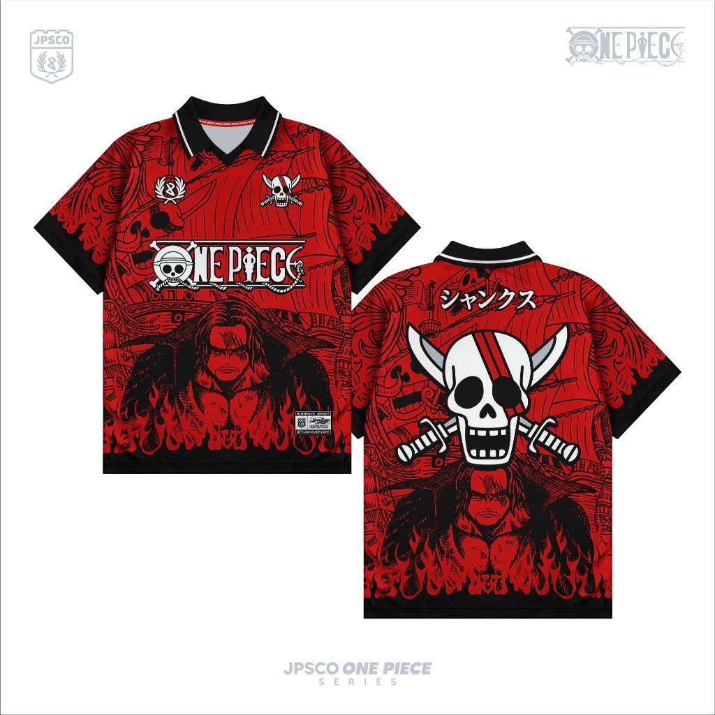 RJP SUPPLY Jersey Polo Jersey Kerah  Jersey OnePiece Full Printing Sublimasi Series Anime OnePiece S