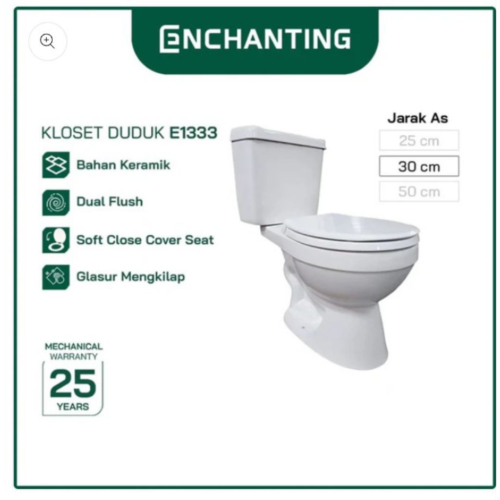 Toilet / Kloset Duduk Europe Enchanting E1333
