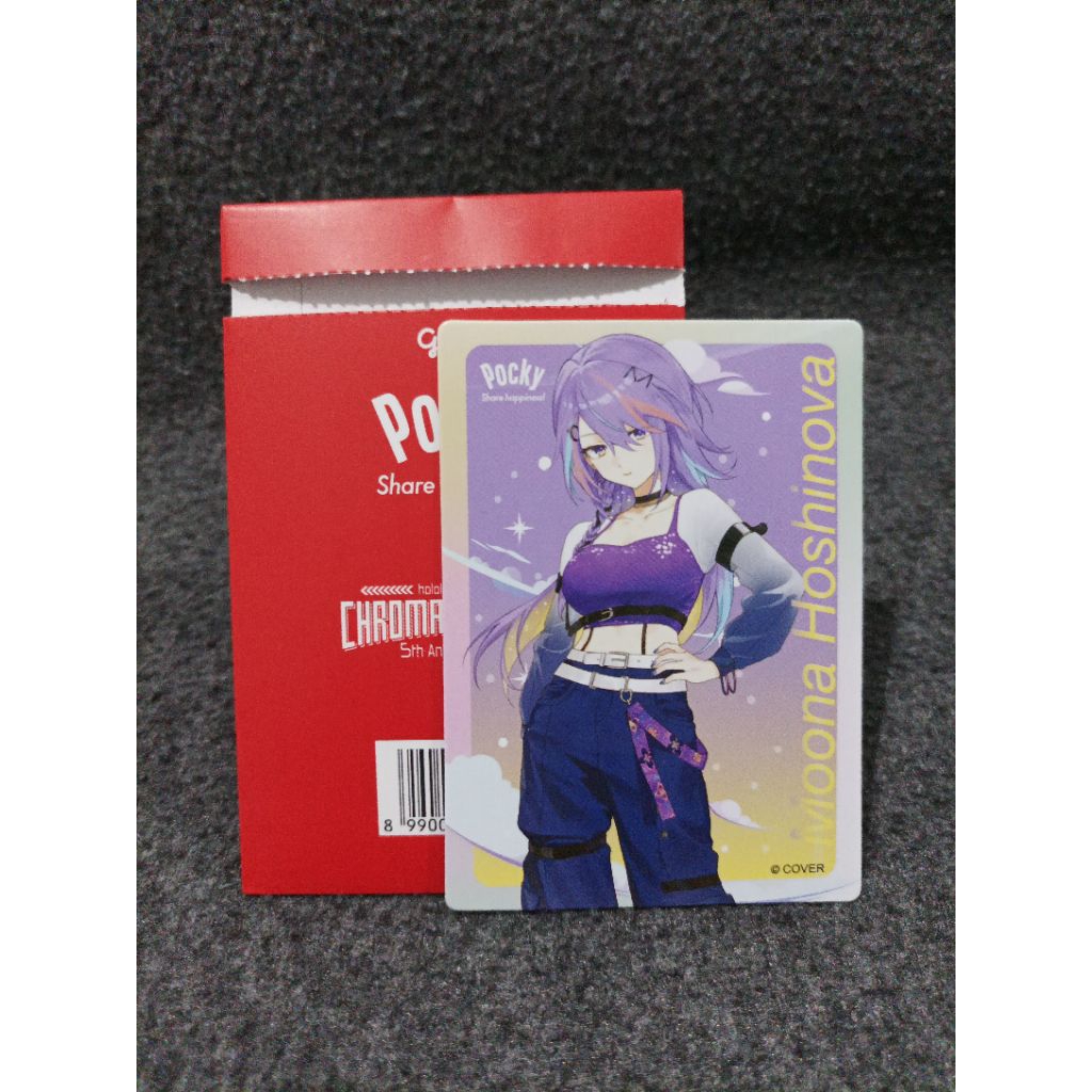 Kartu pocky hololive moona hoshinova