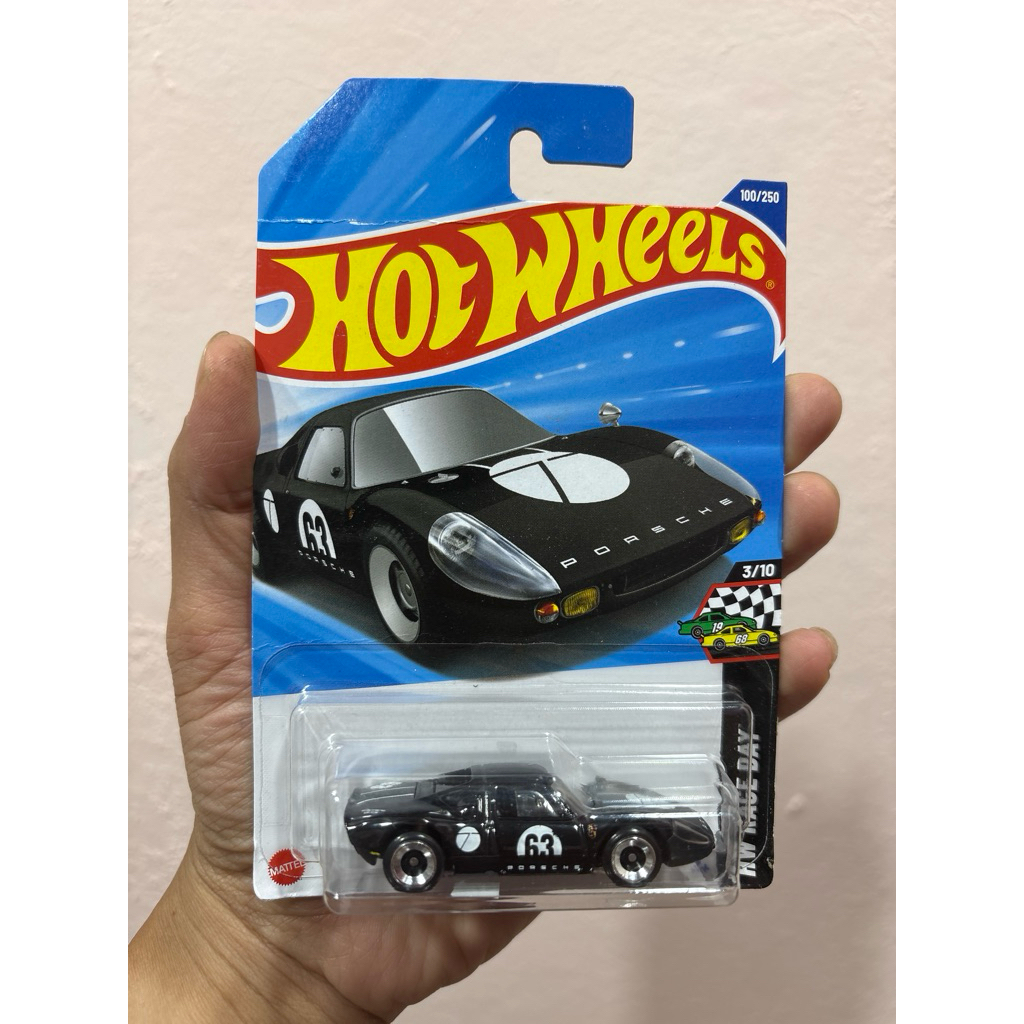 Hot Wheels Porsche 904 Carrera GTS Black 63 Mattel Hotwheels