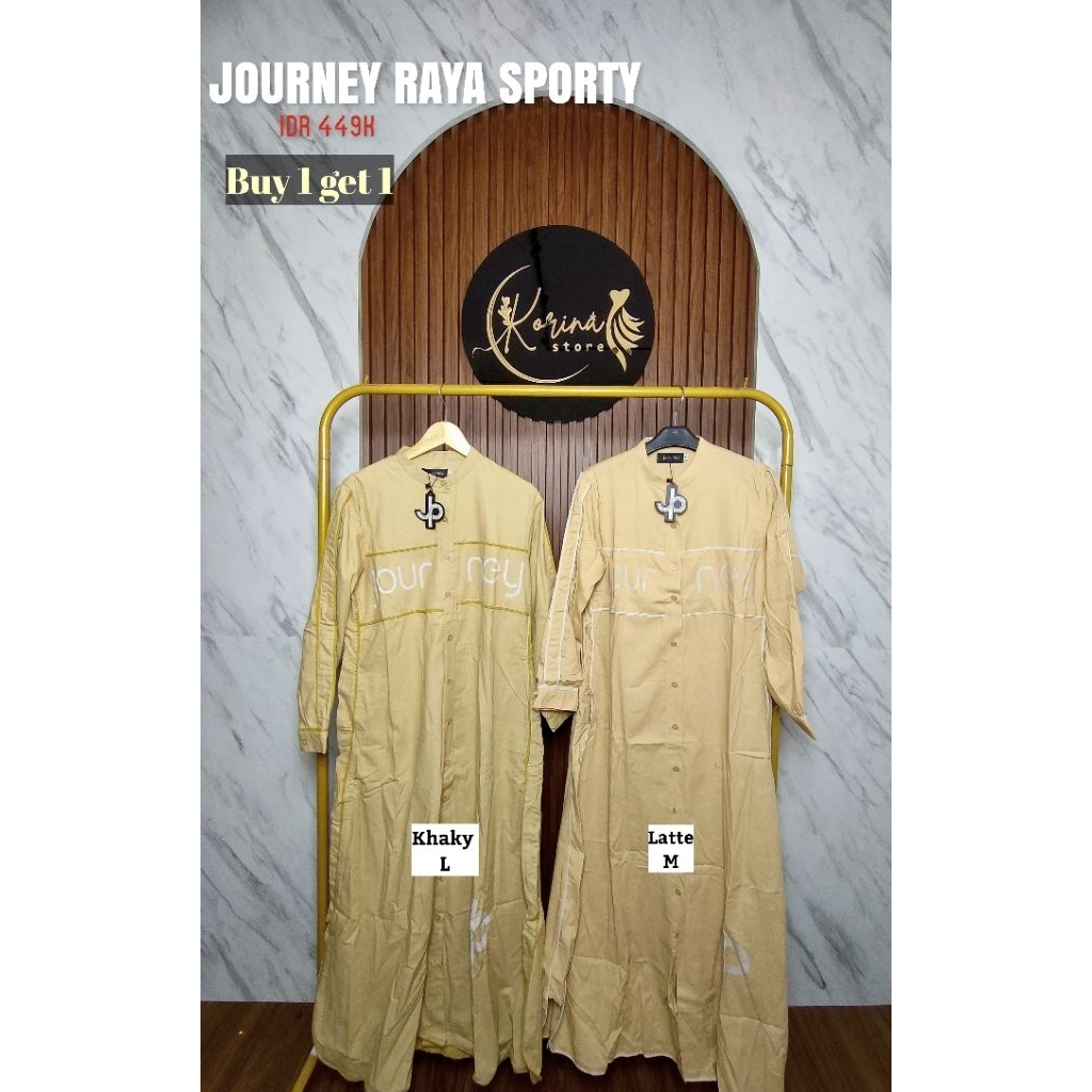 Promo dress/gamis wanita  terlaris Raya Sporty by Journey