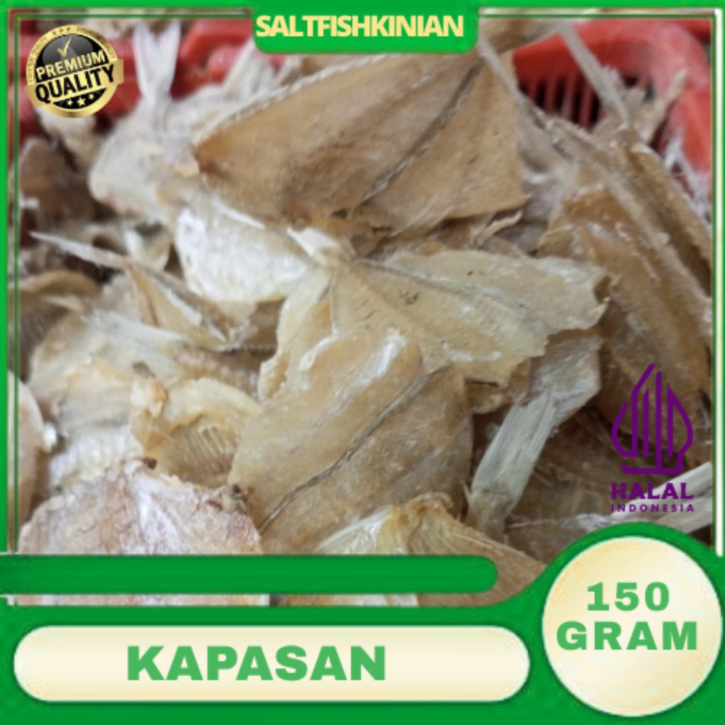 Ikan asin kapasan segar 150 Gram/ikan asin/ikan kapasan
