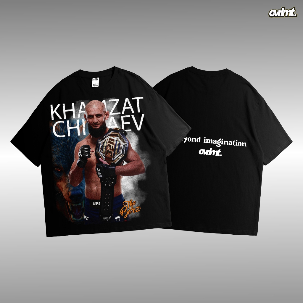 T-SHIRT OVERLIMIT KHAMZAT CHIMAEV | KAOS | UFC | MMA |OVERSIZE | STREETWEAR | KHAMZAT CHIMAEV