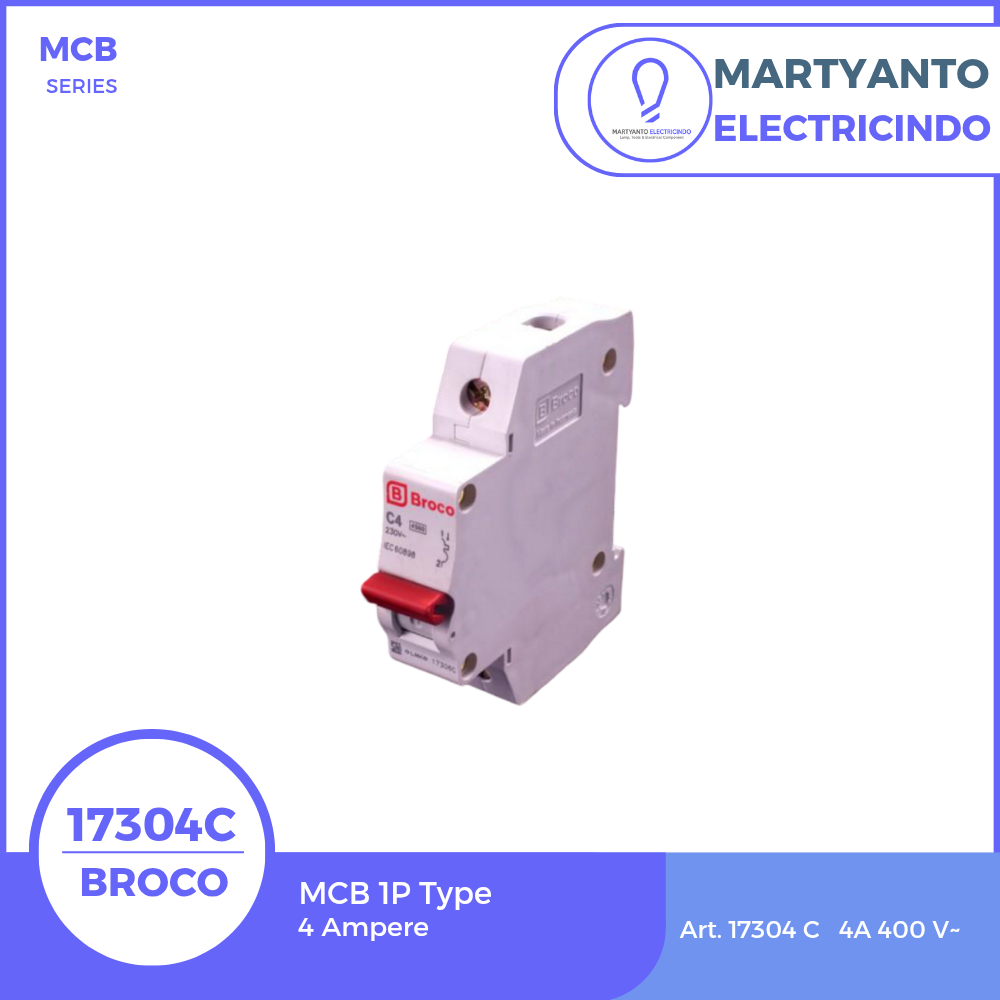 MCB Broco 17304C MCB C 4A