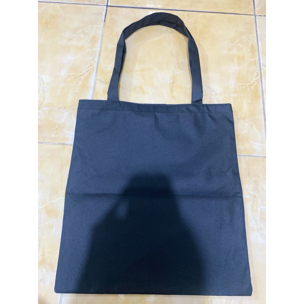 tote bag hitam polos besar