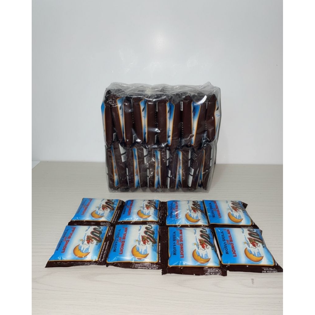 kopi liong bulan plus gula / liong bulan dan gula ( 20 sachet )