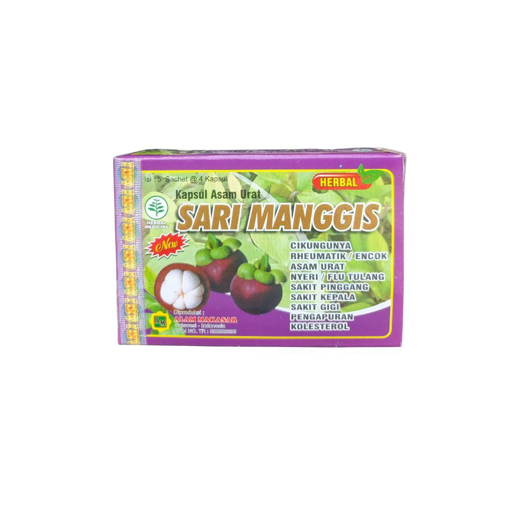 kapsul asam urat SARI MANGGIS