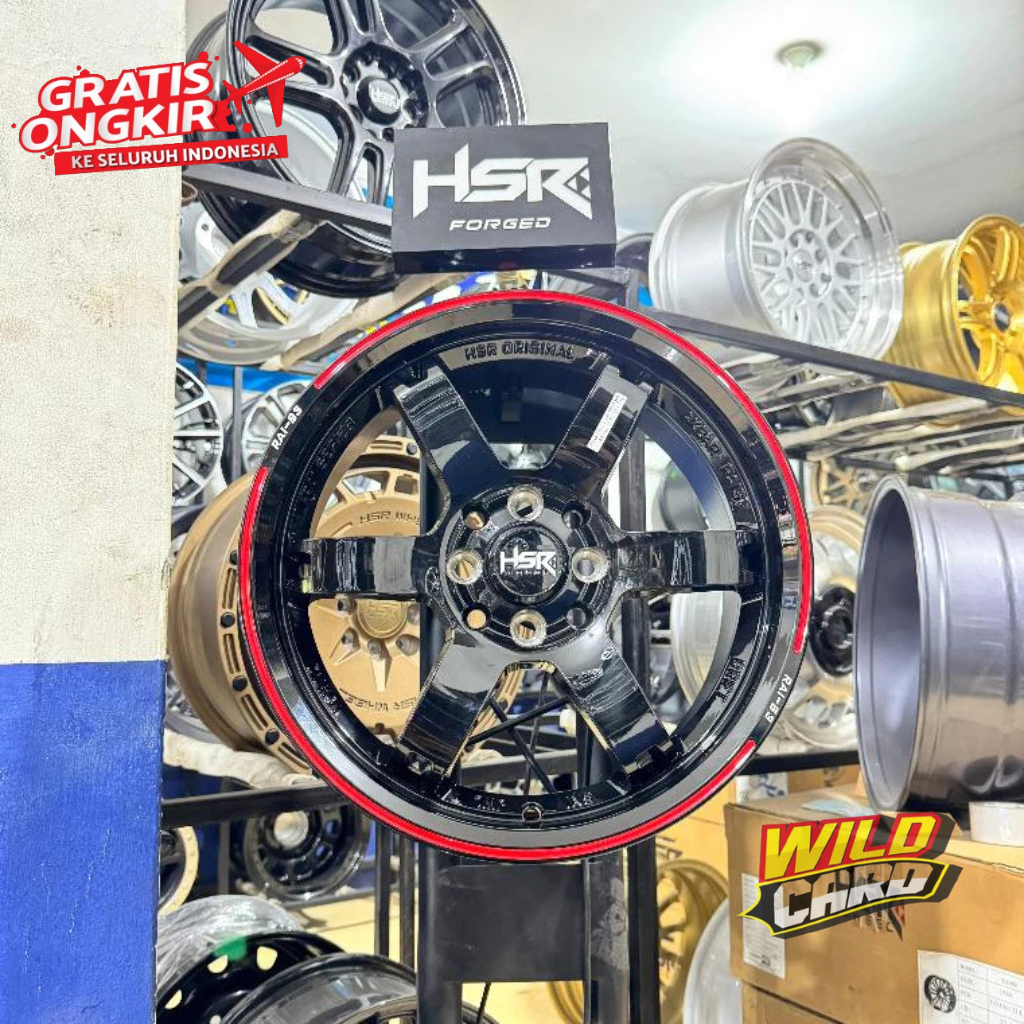 Pelek Mobil Racing TE37 Ring 16 HSR RAI-S3 Buat Calya,Jazz,Avanza,Xenia,Mobilio,City,Vios,Brio