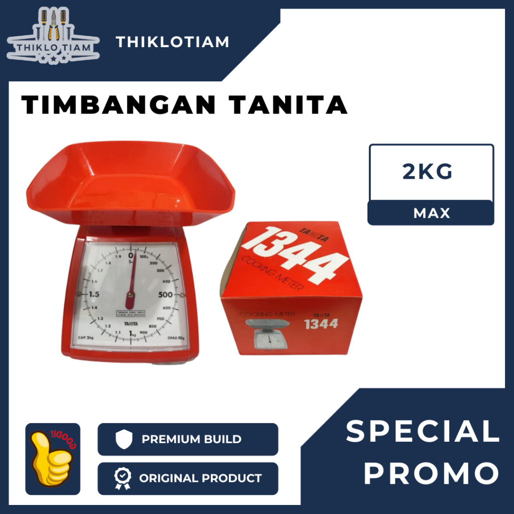 TANITA TIMBANGAN JARUM 2KG / TIMBANGAN DAPUR 2 KILO / TIMBANGAN SAYUR BUAH KUE SERBAGUNA TANITA 2KG