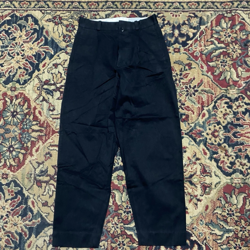 Yaeca Japan Pants Tuck Pants Biru Size 28 W36 L95 LPaha32 OL18 Lingkar Pinggang 72 cm Panjang 95 cm 
