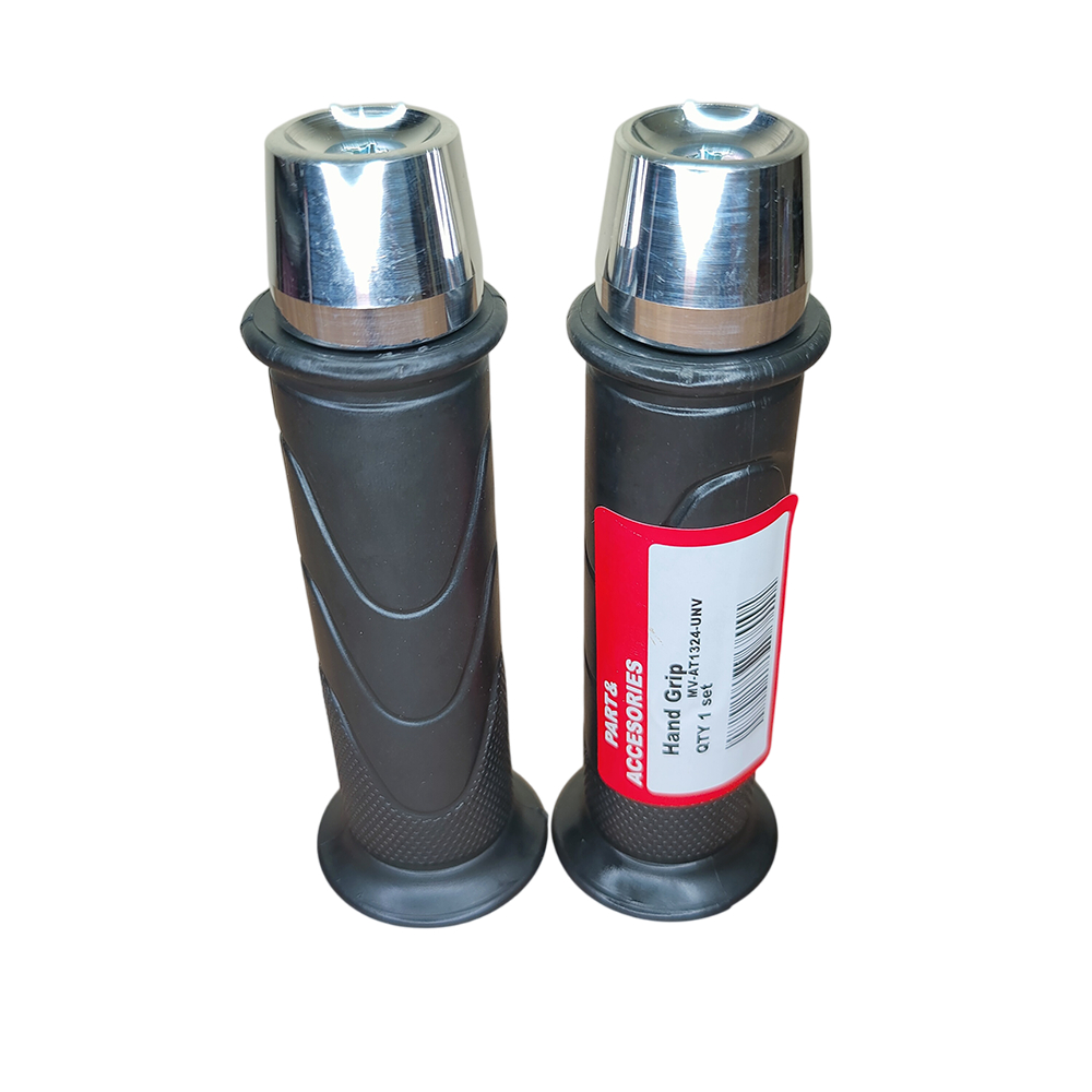 Paket Murah handgrip honda set bandul jalu stang chrome model pcx universal Grip Honda semua motor B