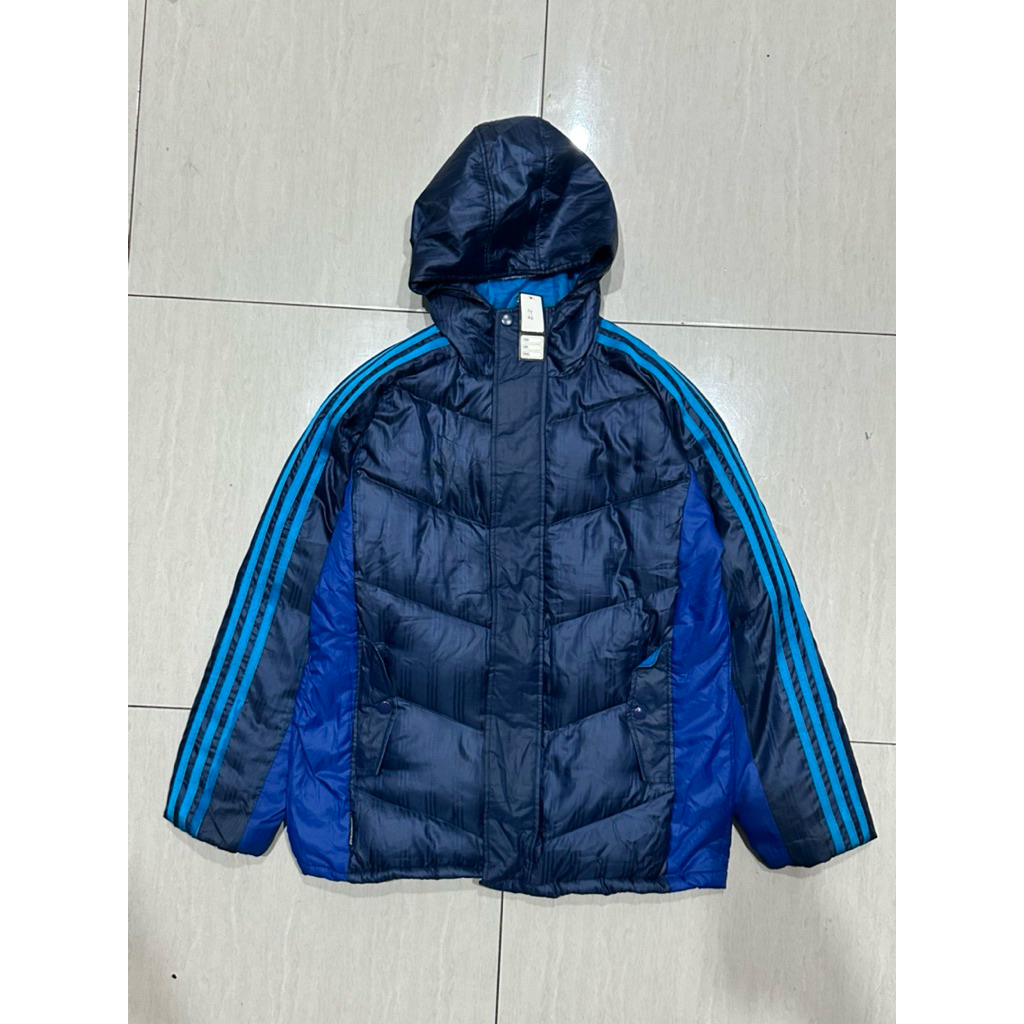 Jaket Puffer Adidas 3 Stripes vintage
