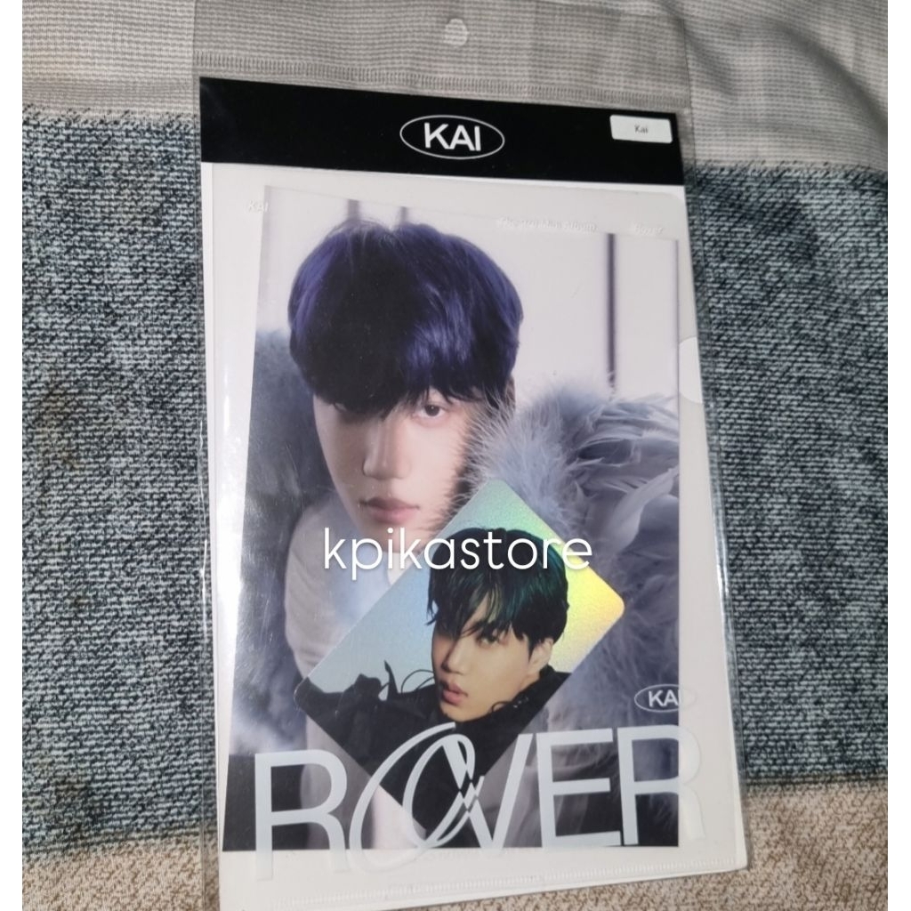 PHOTOCARD EXO KAI ROVER HOLOGRAM WING POSTCARD SET OFFICIAL ORI