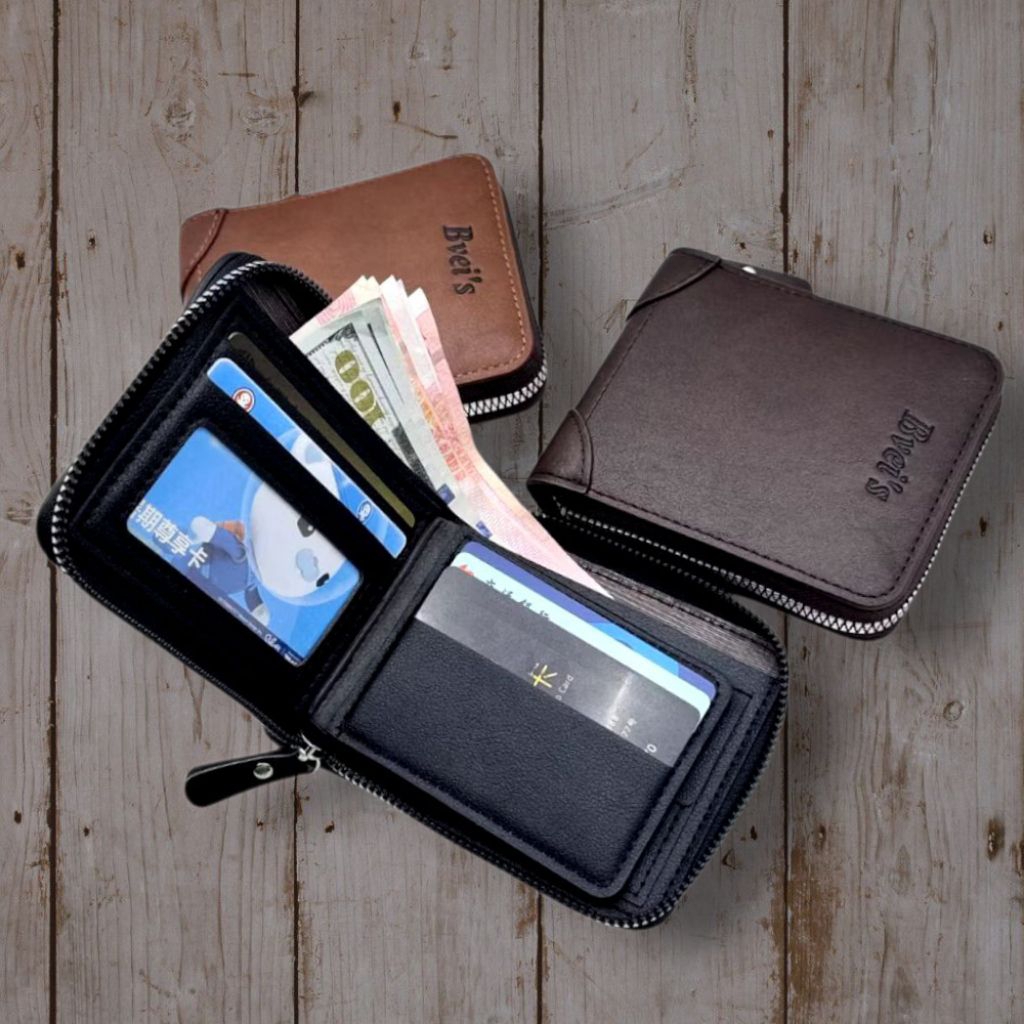 Dompet Resleting Pria/wanita keren dan elegan