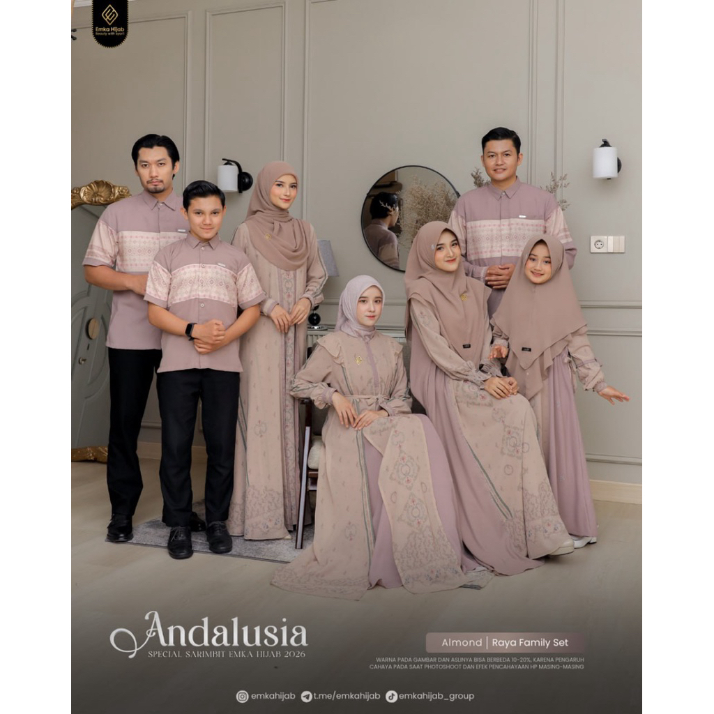 Open Po sarimbit Andalusia by Emka hijab