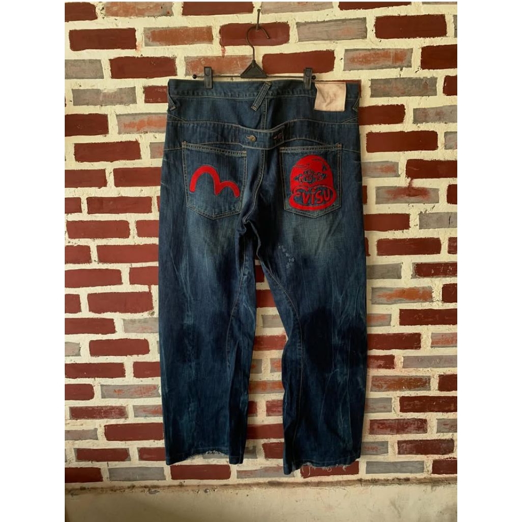 evisu jeans baggy y2k