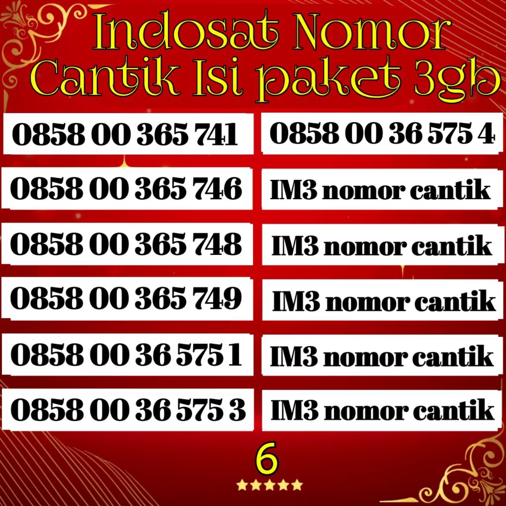 promo perdana Indosat IM3 nomor cantik isi paket 3gb