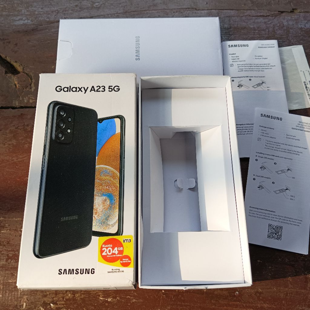 Dus Box Samsung Galaxy A23 5G Original Copotan