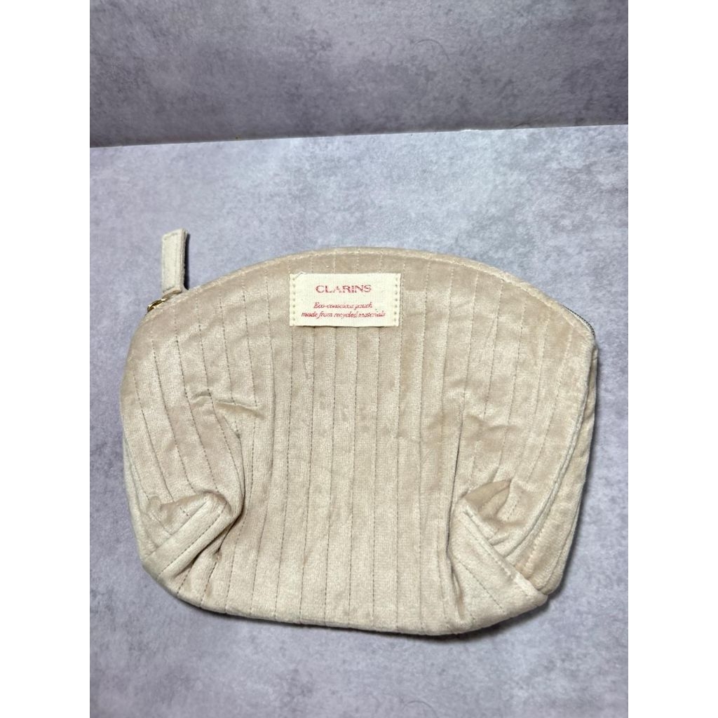 pouch clarins skincare