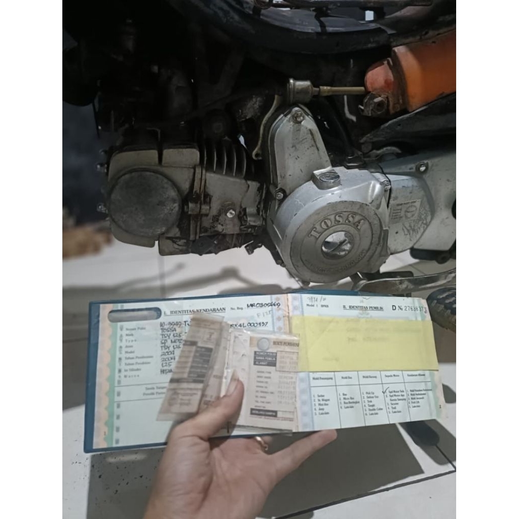 Glundung Engine Set Mesin Motor Supra x Lama Mocin 124 125 CC Garuda Bangau Kanzen Gaza Jialing Tosa