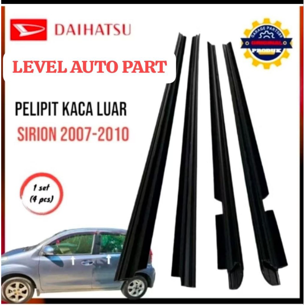 karet pelipit kaca luar water strip kaca mobil Datsun go all type