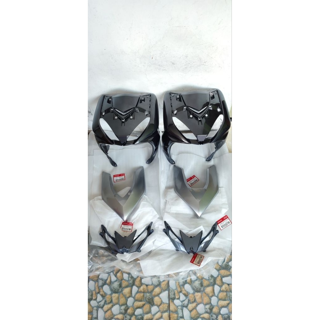 TAMENG DEPAN KAP DEPAN BODY REVO MATIC REVO AT REVO DX 110 REVO ABSOLUTE 64500-KWW-A70AFB HITAM SET 