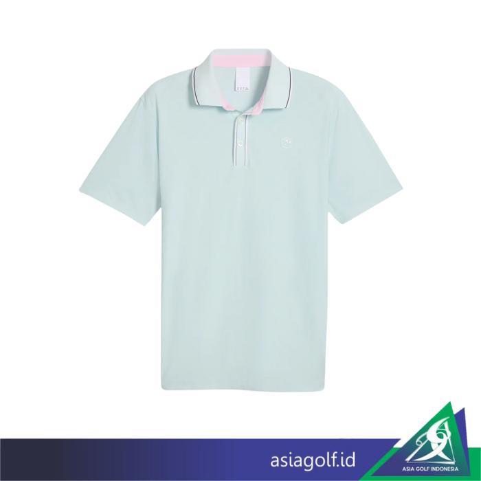 T Shirt Golf Puma X Arnold Palmer Tipped Jacquard Polo | Golf | Kaos Golf Polo