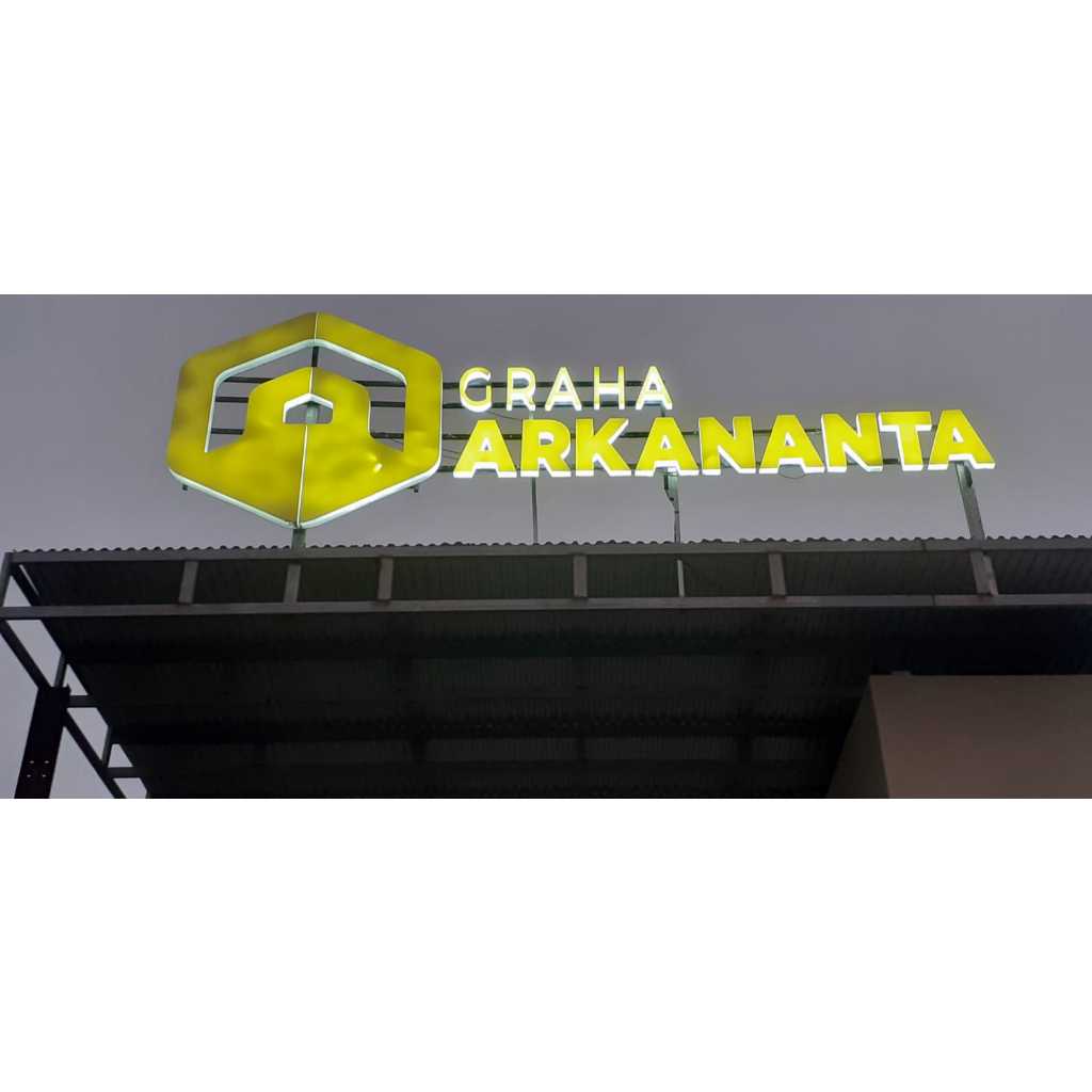 HURUF TIMBUL AKRILIK NYALA