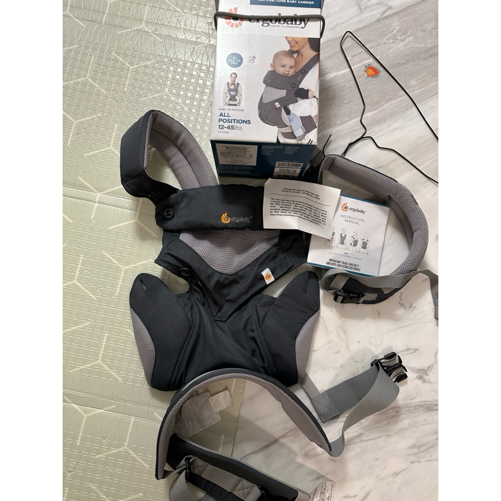 Ergobaby 360 mesh carrier - carbon gray