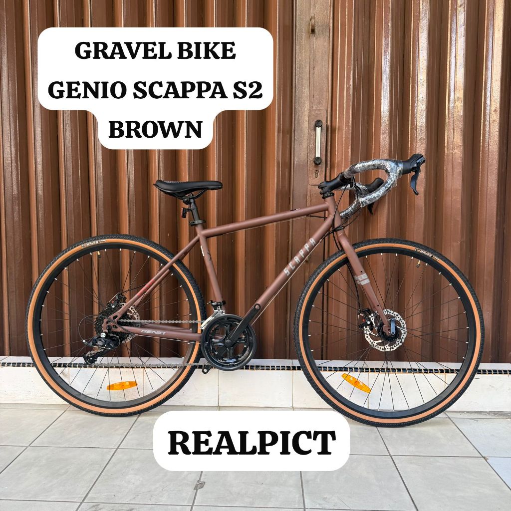 BATAM ONLY Sepeda Road Bike 700C GRAVEL BIKE GENIO SCAPPA S2