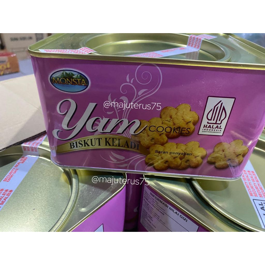Biskuit Keladi Talas Yam Cookies Malaysia 700gr Ququ  Yam cookies