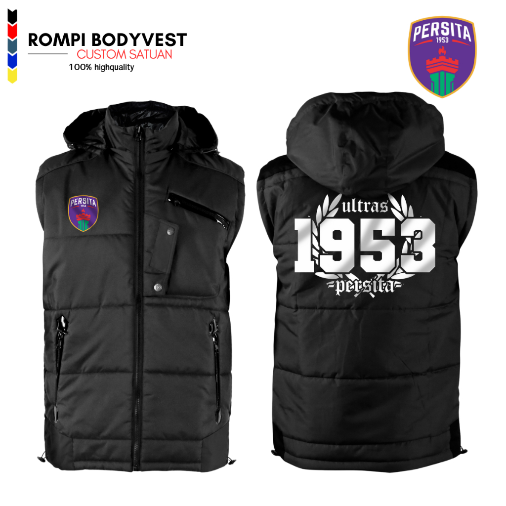 ROMPI BODYVEST PERSITA FC CUSTOM ULTRAS KLUB KOMUNITAS BOLA PERSITA