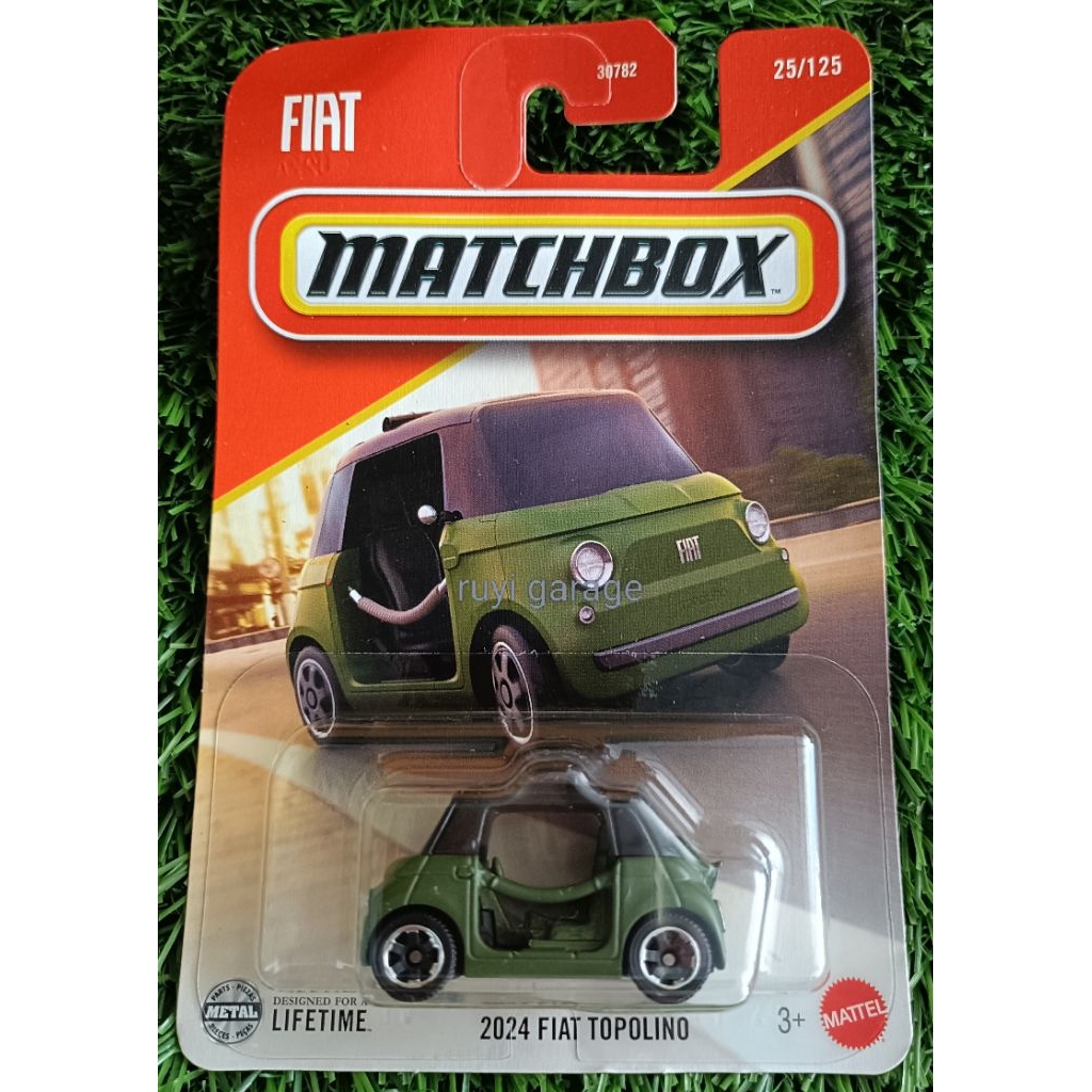 MATCHBOX 2024 FIAT TOPOLINO HIJAU