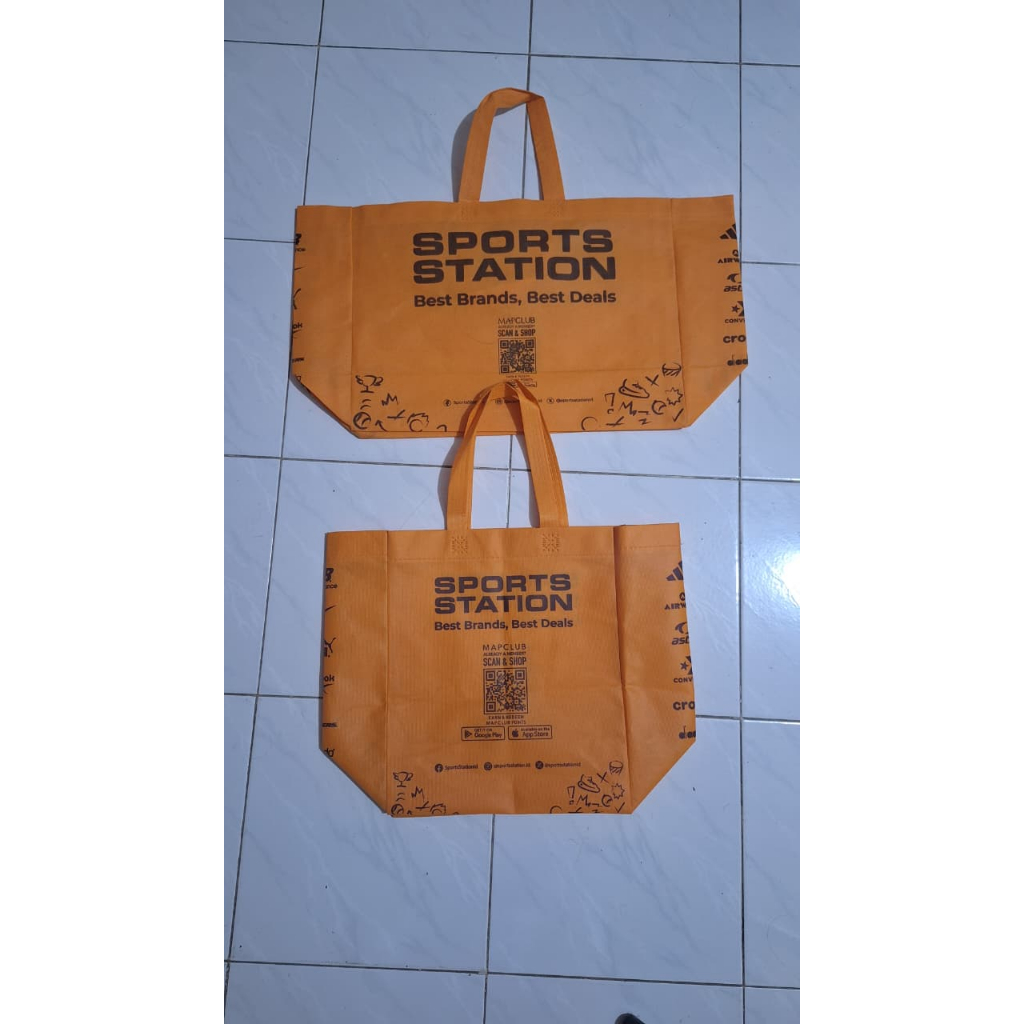Tas Shopping Bag Sport Station - Original 100%