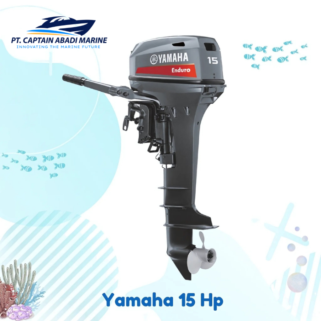 Motor Tempel Perahu Mesin Tempel Yamaha 15PK DMH Yamaha Engine OBM