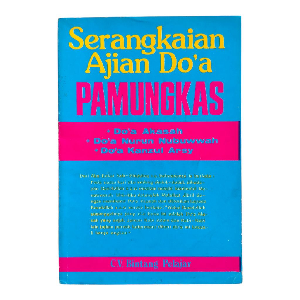 Serangkaian Ajian Doa Pamungkas