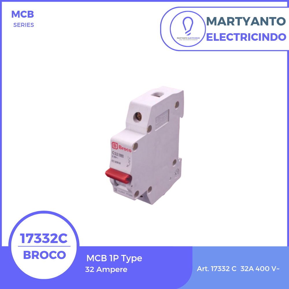 MCB Broco 17332C MCB C 32A