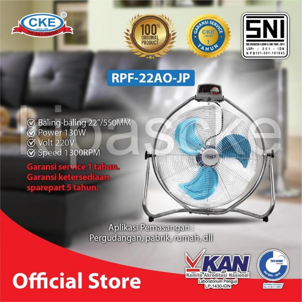 CKE Rotary Powerfull Fan 22 Inch Kipas Angin Rumah
