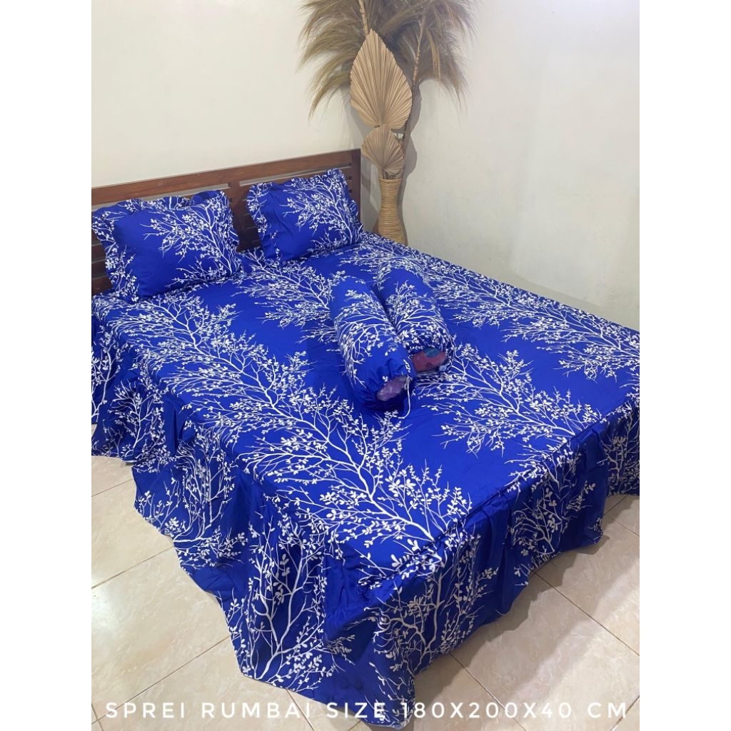 SPREI RUMBAI || Sprei rumbai 180x200x45cm || sprei rumbai homemade