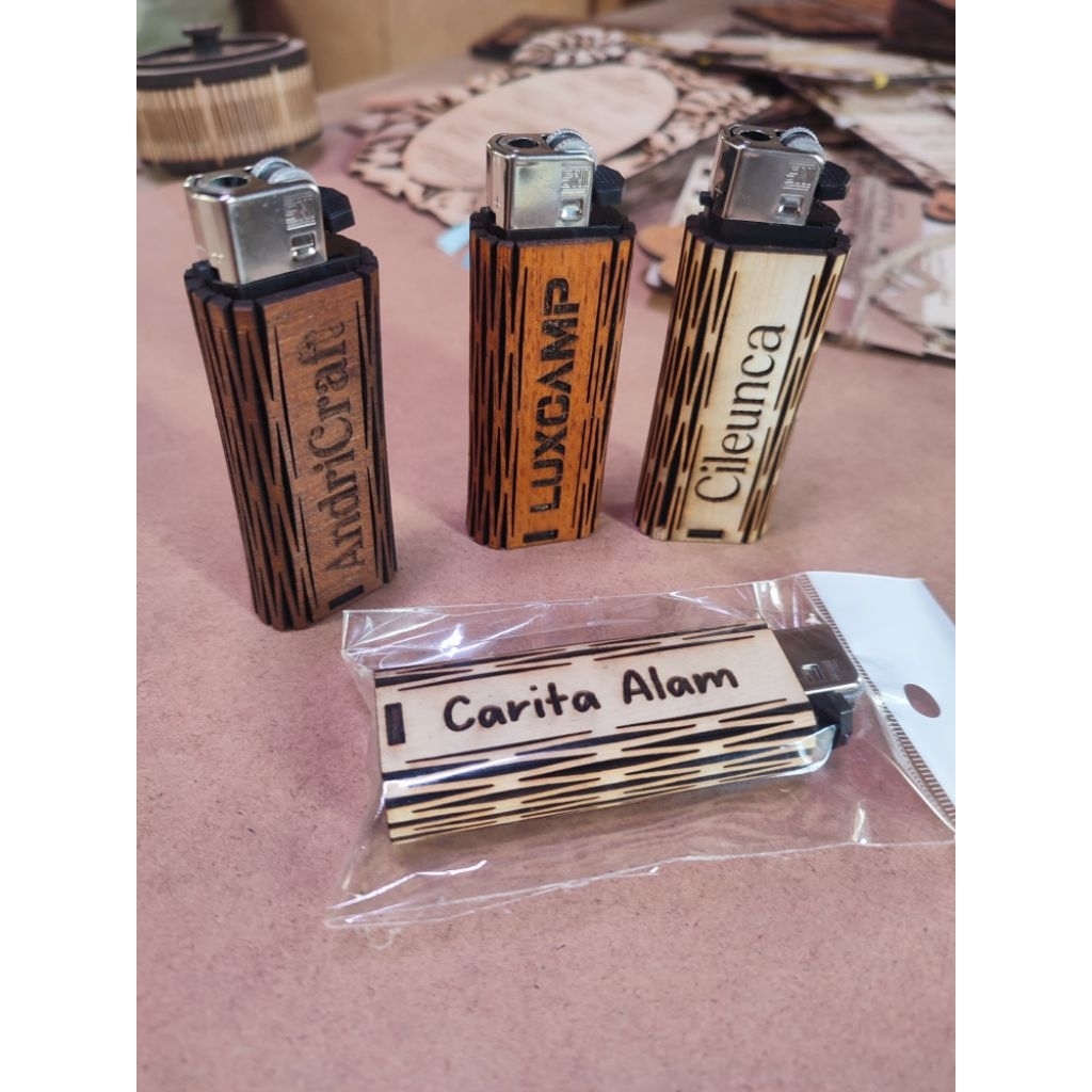 korek api gas custom nama, logo dan pasangan wedding