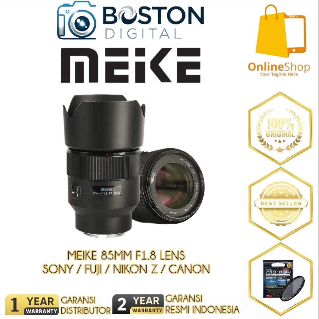 LENSA MEIKE 85MM F1.8 / MEIKE 85MM F1.8 FOR CANON / FUJIFILM / SONY2