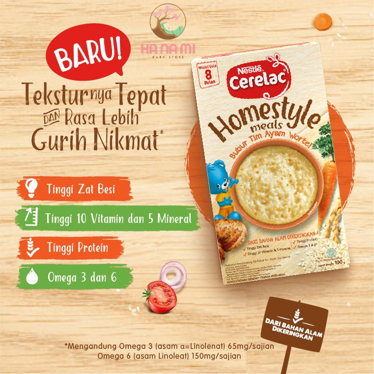 Nestle Cerelac Homestyle Meals 120gr