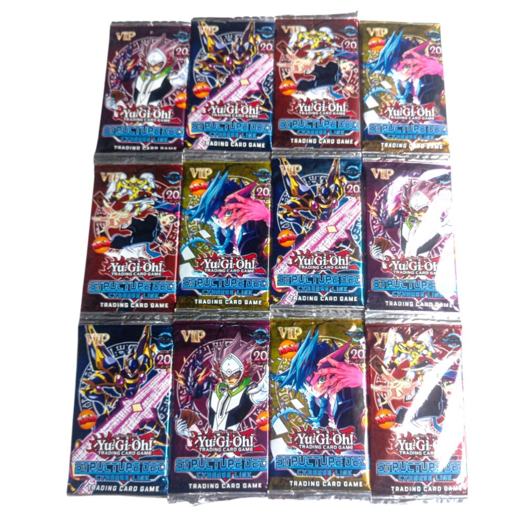 12 Sachet Mainan Kartu Foil Yu-Gi-Oh Tranding Card Game