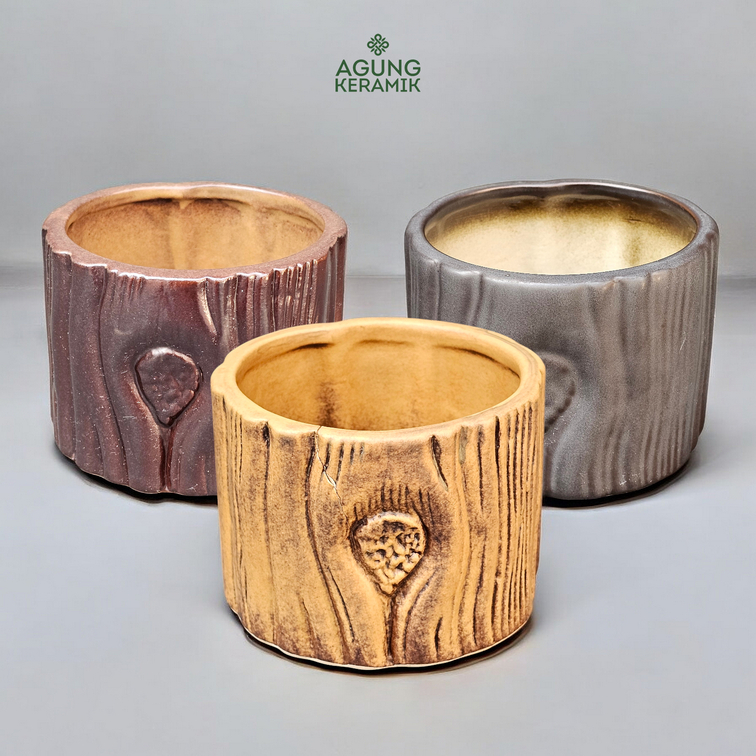 Pot Bambu Agung Keramik A - 741