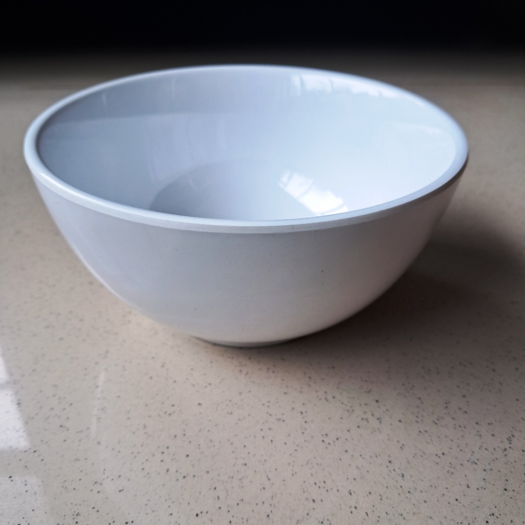 Mangkuk Sup 6" Putih Horeka Porcelain Melamine - Golden Dragon W5906