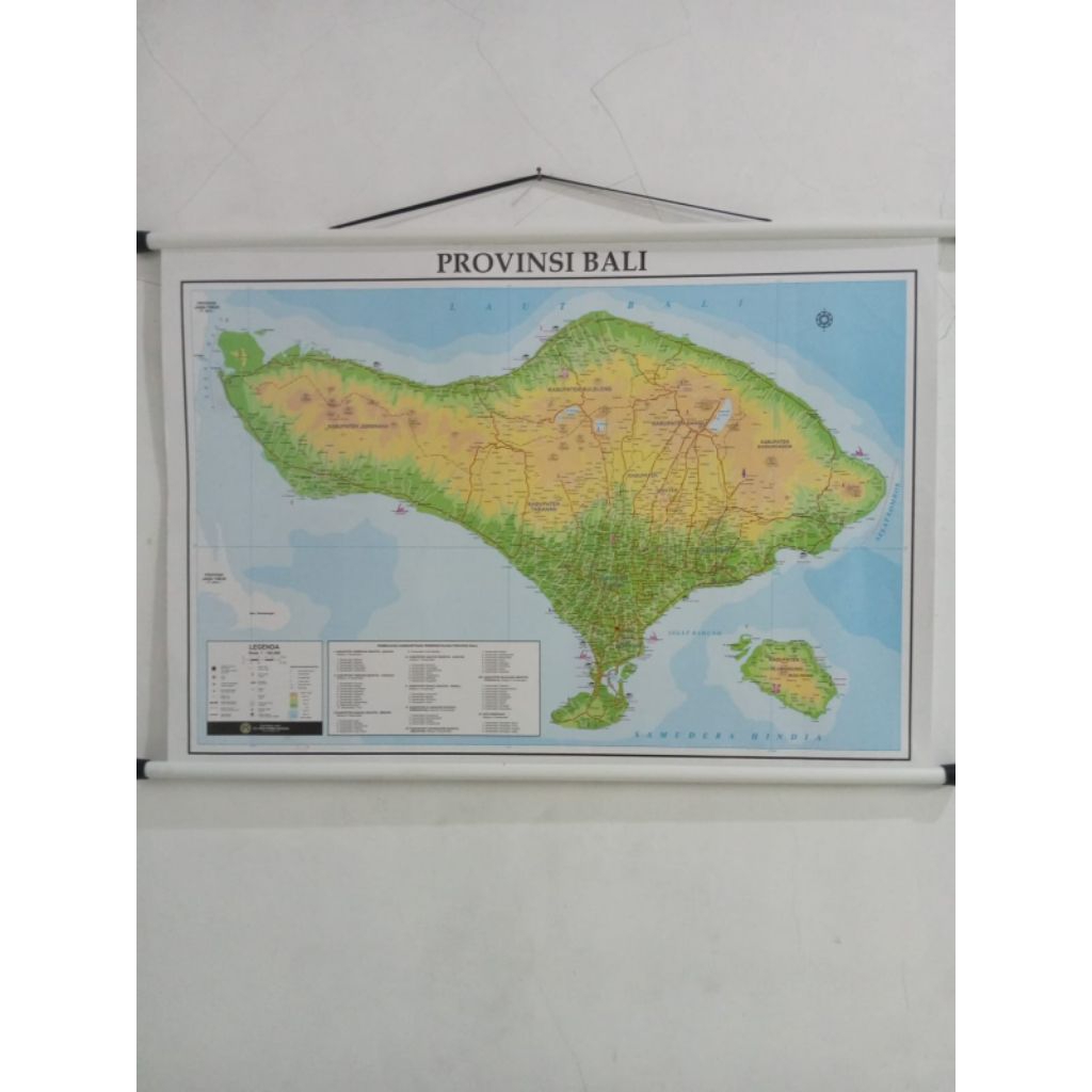 Peta Provinsi Bali Peta Dinding
