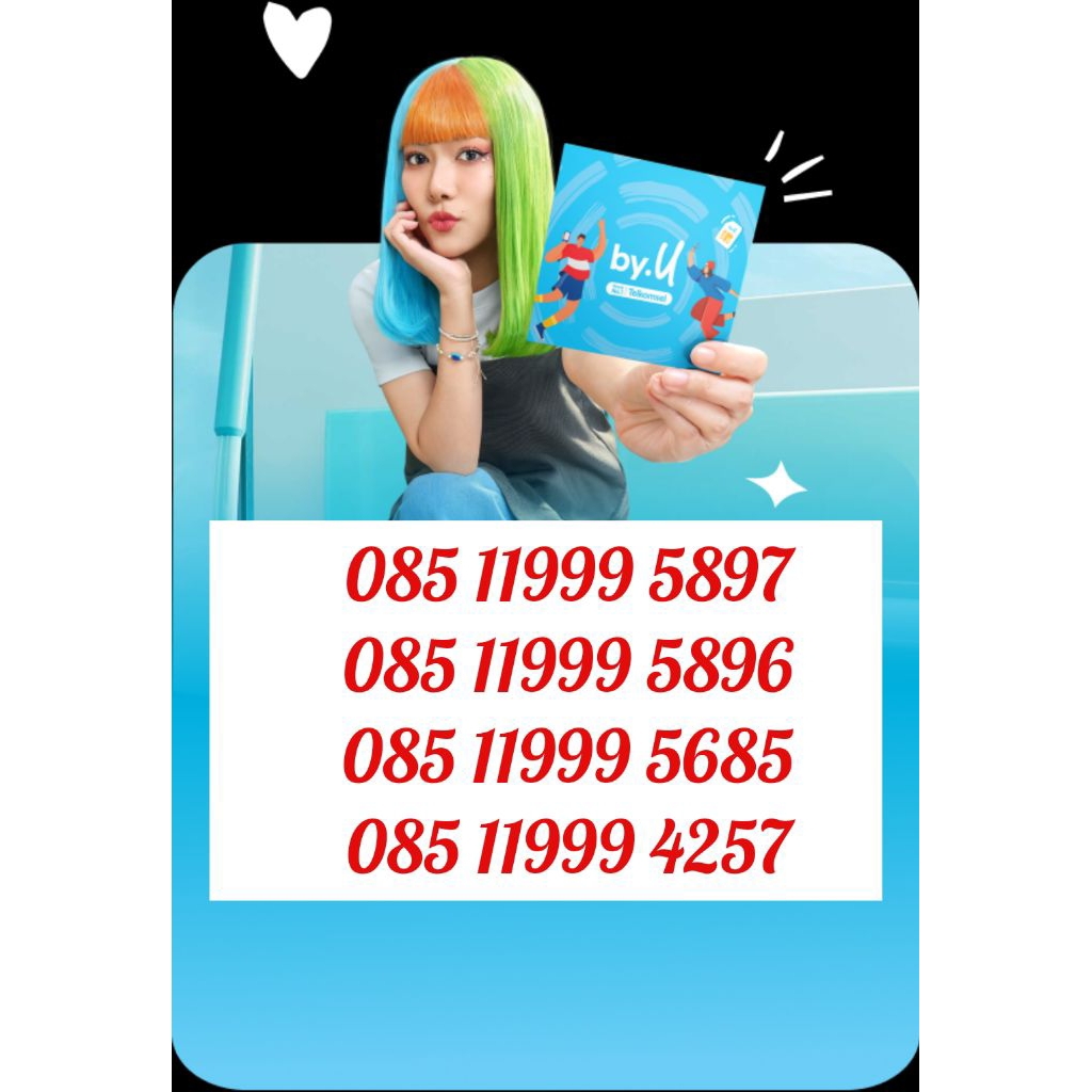 nomor cantik Telkomsel byu aktif selamanya